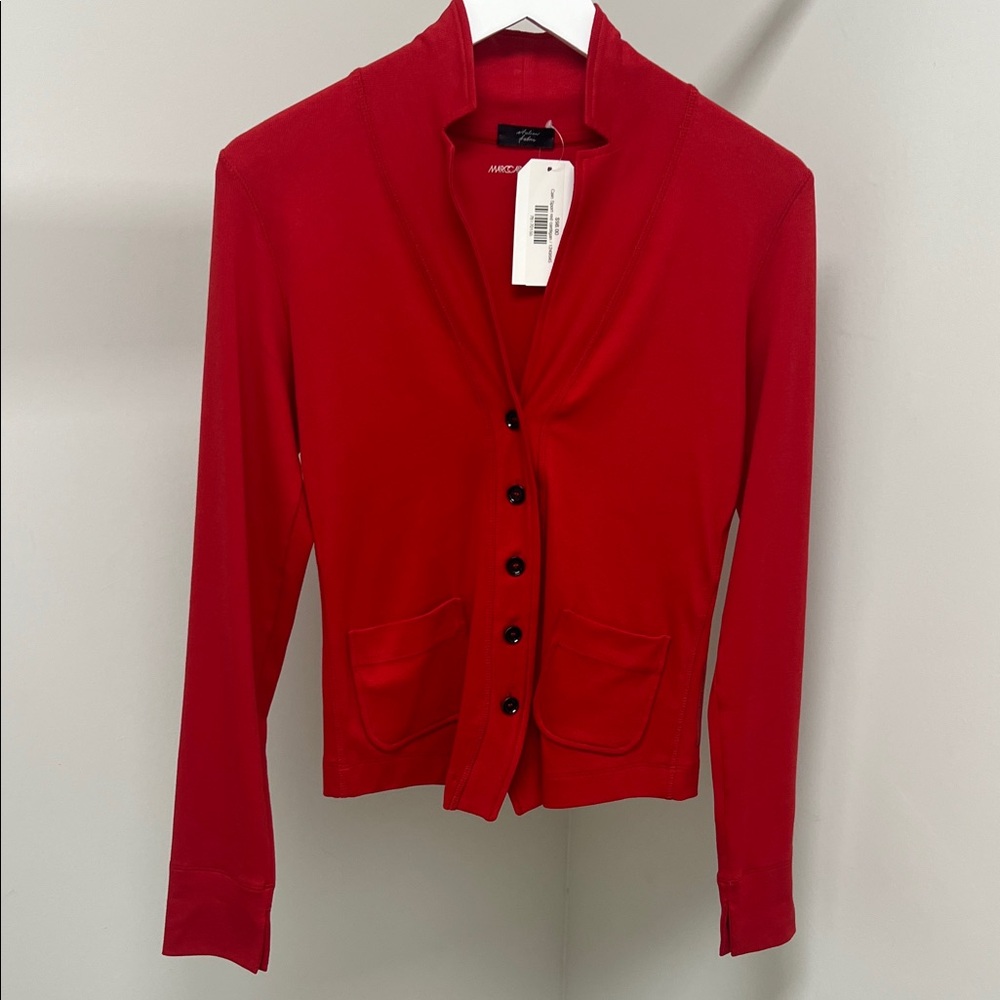 Marc Cain Red Sportswear Top
